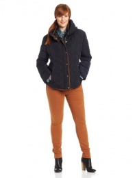 Jessica Simpson Women's Plus-Size Snap Front Puffer