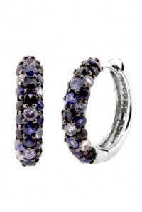 Effy Jewlery Balissima Splash Blue Sapphire Earrings, 1.77 TCW