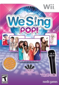 We Sing Pop with 1 Microphone - Nintendo Wii We Sing Pop with 1 Microphone - Nintendo Wii