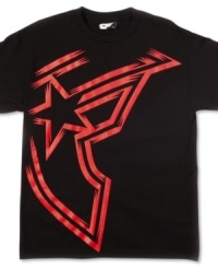 Play with field with the bold, vibrant graphic of this tee from Famous Stars and Straps. Play with field with the bold, vibrant graphic of this tee from Famous Stars and Straps.