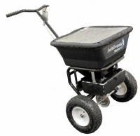 Buyers SaltDogg WB100B 1.5 Cubic Foot/100-Pound Capacity Poly Walk Behind Snow Broadcast Spreader With Carbon Steel Frame & 13-Inch Pneumatic Tires Buyers SaltDogg WB100B 1.5 Cubic Foot/100-Pound Capacity Poly Walk Behind Snow Broadcast Spreader With Carbon Steel Frame & 13-Inch Pneumatic Tires