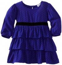 Splendid Littles Baby-Girls  Geo Dot Dress, Iris, 12-18