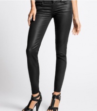 G by GUESS Women's Suzette Super-Skinny Glazed Jeans - Black Resin Whisker Wash G by GUESS Women's Suzette Super-Skinny Glazed Jeans - Black Resin Whisker Wash