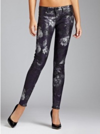 GUESS Women's Brittney Mid-Rise Denim Leggings with Zippered Ankles GUESS Women's Brittney Mid-Rise Denim Leggings with Zippered Ankles