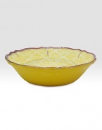 Reminiscent of French Provencal pottery, this durable melamine set is sure to become a cherished favorite for years to come.Melamine8 X 8 X 6.5Dishwasher safeDo not microwaveImported