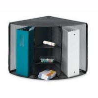 Sparco Products Corner Mesh Organizer,5 Compartments,14X19-1/2X13-2/8,Black Sparco Products Corner Mesh Organizer,5 Compartments,14X19-1/2X13-2/8,Black