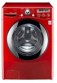 LG WM2650 3.6 Cu. Ft. Extra Large Capacity SteamWasher with ColdWash Technology, Wild Cherry Red