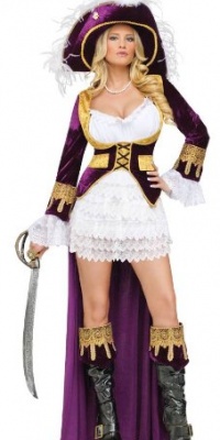 Fun World Costumes Plus-Size Caribbean Queen Diamond Costume