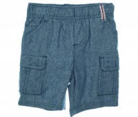 First Impressions Solid Cargo Shorts Chambray 3-6 Months First Impressions Solid Cargo Shorts Chambray 3-6 Months