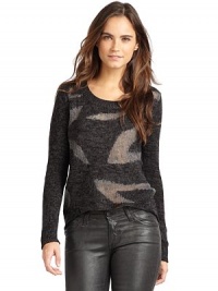 THE LOOKRoundneckLong sleevesSheer burnout detailsTHE FITAbout 25 from shoulder to hemTHE MATERIALAcrylicContrast: acrylic/polyester/rayonCARE & ORIGINDry cleanImportedModel shown is 5'10 (177cm) wearing US size Small. This item was originally available for purchase at Saks Fifth Avenue OFF 5TH stores. THE LOOKRoundneckLong sleevesSheer burnout detailsTHE FITAbout 25 from shoulder to hemTHE MATERIALAcrylicContrast: acrylic/polyester/rayonCARE & ORIGINDry cleanImportedModel shown is 5'10 (177cm) wearing US size Small. This item was originally available for purchase at Saks Fifth Avenue OFF 5TH stores.