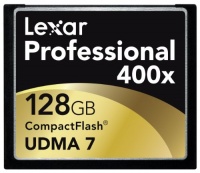 Lexar Professional 128 GB 400x UDMA7 CompactFlash Card (LCF128CTBNA400) Lexar Professional 128 GB 400x UDMA7 CompactFlash Card (LCF128CTBNA400)