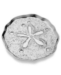 Quite the catch. Wilton Armetale's sand dollar tray will change the way you entertain, streamlining every step of the meal in ultra-durable, temperature-retaining metal. Quite the catch. Wilton Armetale's sand dollar tray will change the way you entertain, streamlining every step of the meal in ultra-durable, temperature-retaining metal.