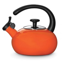 Rachael Ray Teakettles 1-1/2-Quart Whistling, Orange Rachael Ray Teakettles 1-1/2-Quart Whistling, Orange
