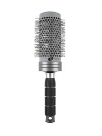 T3 professional-grade brushes are ideal for polishing hair, adding volume, keeping styles fresh and static-free. Each unique brush packs a plethora of negative ion-releasing Tourmaline particles. The Tourmaline-infused ceramic barrel retains heat during styling with T3 hair dryer. Large 3 round barrel is ideal for smoothing hair and adding large curls or waves, especially for long hair. Tourmaline ionic Bristling. T3 professional-grade brushes are ideal for polishing hair, adding volume, keeping styles fresh and static-free. Each unique brush packs a plethora of negative ion-releasing Tourmaline particles. The Tourmaline-infused ceramic barrel retains heat during styling with T3 hair dryer. Large 3 round barrel is ideal for smoothing hair and adding large curls or waves, especially for long hair. Tourmaline ionic Bristling.