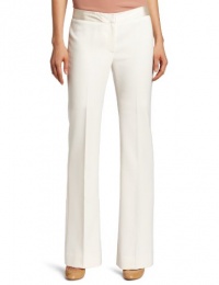 Jones New York Women's Petite Bootleg Pant With Charmeuse Detail Jones New York Women's Petite Bootleg Pant With Charmeuse Detail