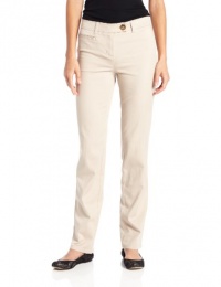 Jones New York Women's Petite Straight Leg Pant with Welt Pocket