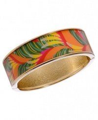 Macy's Haskell Bracelet, Gold-Tone Multicolor Palm Skinny Bangle Macy's Haskell Bracelet, Gold-Tone Multicolor Palm Skinny Bangle