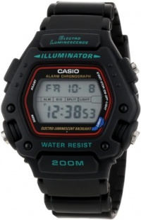 Casio Men's DW290-1V Classic Alarm Chronograph Shock Resistant Sport Watch