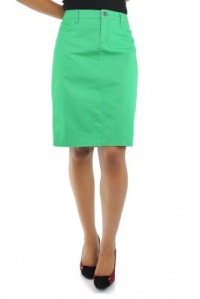 Style&co. Skirt, Women's Premium Stretch Colored Denim Pencil Style&co. Skirt, Women's Premium Stretch Colored Denim Pencil