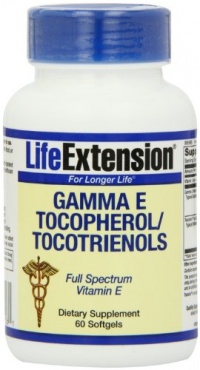 Life Extension Gamma E Tocopherol/ Tocotrienols Softgels, 60-Count Life Extension Gamma E Tocopherol/ Tocotrienols Softgels, 60-Count