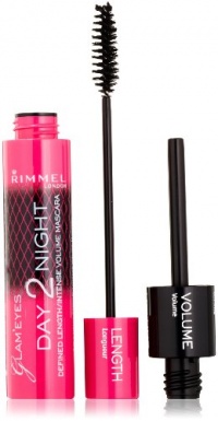 Rimmel Glam'eyes Day 2 Night Mascara, Extreme Black, 0.23 Fluid Ounce Rimmel Glam'eyes Day 2 Night Mascara, Extreme Black, 0.23 Fluid Ounce