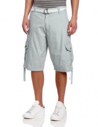 Southpole Men's Belted Ripstop Basic Cargo Short with Washing and 13.5 Inch Length2 Southpole Men's Belted Ripstop Basic Cargo Short with Washing and 13.5 Inch Length2