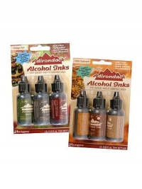 Ranger Adirondack Lights Alcohol Ink 1/2-Ounce 3/Pkg, Countryside Ranger Adirondack Lights Alcohol Ink 1/2-Ounce 3/Pkg, Countryside