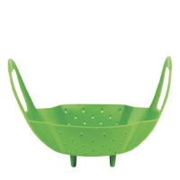 OXO Good Grips Silicone Steamer, Green OXO Good Grips Silicone Steamer, Green
