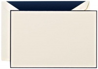 Crane & Co. Navy Blue Bordered Correspondence Card (CC3312) Crane & Co. Navy Blue Bordered Correspondence Card (CC3312)