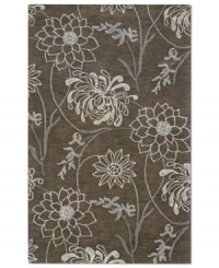 Sophisticated stems. Emulating the look of drawn botanical studies, the Mandhal area rug from Sphinx brings this artful tradition to your floors. Handcrafted of rich polyester fibers in an abrash colorway for a soft, durable home accent. Sophisticated stems. Emulating the look of drawn botanical studies, the Mandhal area rug from Sphinx brings this artful tradition to your floors. Handcrafted of rich polyester fibers in an abrash colorway for a soft, durable home accent.