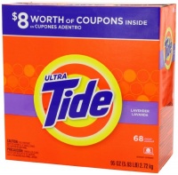 Tide Ultra Lavender Scent Powder Laundry Detergent 68 Loads 95 Oz Tide Ultra Lavender Scent Powder Laundry Detergent 68 Loads 95 Oz