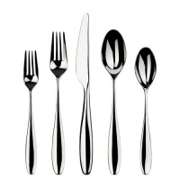 Gourmet Settings Willow 20-Piece Stainless Steel Flatware Set, 4 and 5-Piece Place Settings Gourmet Settings Willow 20-Piece Stainless Steel Flatware Set, 4 and 5-Piece Place Settings