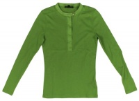 Lauren Ralph Lauren Women's Half Zip Long Sleeve Top (Green Apple) (Medium) Lauren Ralph Lauren Women's Half Zip Long Sleeve Top (Green Apple) (Medium)