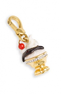 Juicy Couture Charm Hot Fudge Ice Cream Sundae Gold Charm YJRU0859 Juicy Couture Charm Hot Fudge Ice Cream Sundae Gold Charm YJRU0859