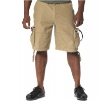 Mens Shorts - Vintage Infantry Utility, Khaki by Rothco