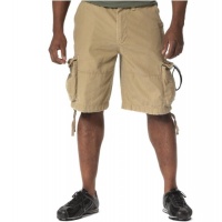 Mens Shorts - Vintage Infantry Utility, Khaki by Rothco