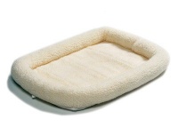 Midwest 40242 42-By-26-Inch Quiet Time Bolster Pet Bed, Fleece