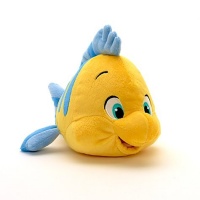 Disney The Little Mermaid: Flounder Plush 10'' Disney The Little Mermaid: Flounder Plush 10''