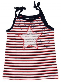 Old Navy Toddler Girls Star Graphic Striped Sleeveless Tank Top sizes 2-5T Old Navy Toddler Girls Star Graphic Striped Sleeveless Tank Top sizes 2-5T