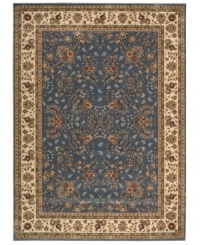 Take tradition and turn it into something new. This exquisitely ornate area rug is rooted in ancient Persia design, but colored for the contemporary home. Crafted from Nourison's own Opulon™ yarns for a densely woven pile with long-lasting color retention and durability. Take tradition and turn it into something new. This exquisitely ornate area rug is rooted in ancient Persia design, but colored for the contemporary home. Crafted from Nourison's own Opulon™ yarns for a densely woven pile with long-lasting color retention and durability.