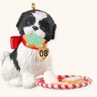 Puppy Love 18th In Series 2008 Hallmark Keepsake Ornament - QX6854 Puppy Love 18th In Series 2008 Hallmark Keepsake Ornament - QX6854
