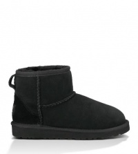 Girls UGG Australia Toddler Classic Mini Black - 12 Girls UGG Australia Toddler Classic Mini Black - 12