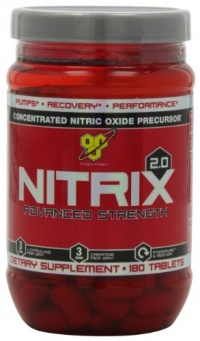 BSN Nitrix 2.0 Supplements, 180 Count BSN Nitrix 2.0 Supplements, 180 Count