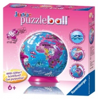 Ravensburger Fairy Friends Glitter Globe - 96 Piece puzzleball Ravensburger Fairy Friends Glitter Globe - 96 Piece puzzleball