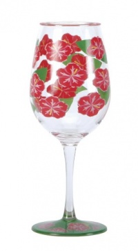 CR Gibson Lolita Acrylic Wine Drinkware, Hibiscus , Set of 2 CR Gibson Lolita Acrylic Wine Drinkware, Hibiscus , Set of 2