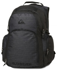 The tote with the most. This backpack from Quiksilver boasts a durable construction and heavy-duty components to make it ideal for lugging big loads. The tote with the most. This backpack from Quiksilver boasts a durable construction and heavy-duty components to make it ideal for lugging big loads.