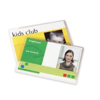 Fellowes Hot Laminating Pouches, ID Tag, Punched, 5 mil, 100 Pack (52016) Fellowes Hot Laminating Pouches, ID Tag, Punched, 5 mil, 100 Pack (52016)