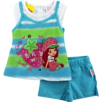 Strawberry Shortcake Berry Sweet Toddler Girls Top & Shorts Set 2T-4T Strawberry Shortcake Berry Sweet Toddler Girls Top & Shorts Set 2T-4T