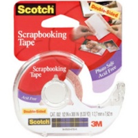 Scotch 002 1/2-Inch by 300-Inch Double Sided Photo and Document Tape