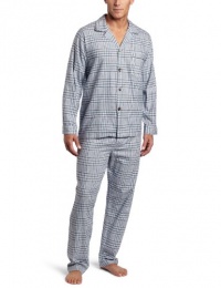 Majestic International Men's Pearces Flannel Long Sleeve Pajama Gift Set